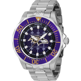 Invicta NFL Baltimore Ravens Automatic Purple Dial Mens Watch 42122