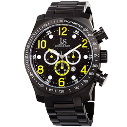 Joshua & Sons Chronograph Quartz Black Dial Mens Watch JX127YL