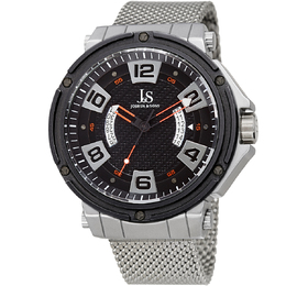 Joshua & Sons Quartz Black Dial Mens Watch JX132RD