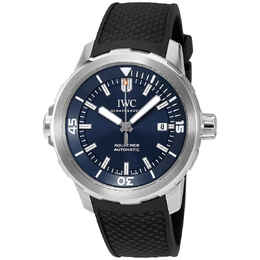 IWC Aquatimer Automatic Expedition Jacques-Yves Cousteau Blue Dial Mens Watch iw329005