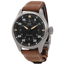 IWC Big Pilot Spitfire 43 Automatic Black Dial Mens Watch iw329701