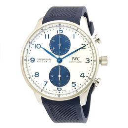 IWC IW371620 Portugieser Chronograph Automatic White Dial Mens Watch
