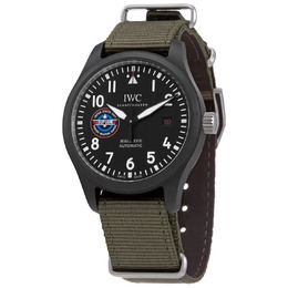 IWC Pilots Mark XVIII Top Gun SFTI Automatic Black Dial Mens Watch iw324712
