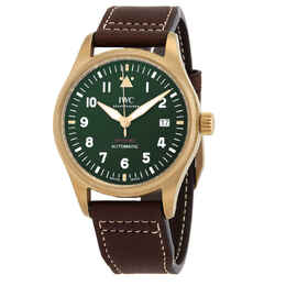 IWC Pilot Spitfire Automatic Green Dial Mens Watch iw326802