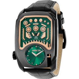 Invicta Cuadro Mens Quartz Watch Black Dial - Model 35452
