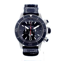 Pre-owned Jaeger LeCoultre Master Compressor Chronograph Black Dial Mens Watch q178t471