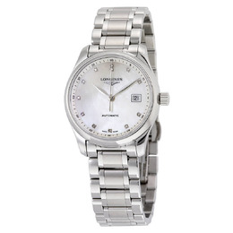 Longines Master Collection Automatic Mother of Pearl Dial Ladies Watch l2.257.4.87.6