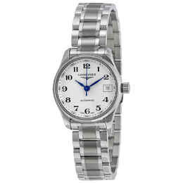 Longines Master Automatic Silver Dial Ladies Watch L21284786 l2.128.4.78.6