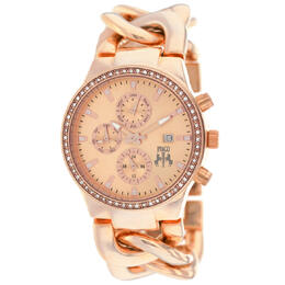 Jivago Lev Multi-Function Rose Dial Rose Gold-tone Ladies Watch JV1227