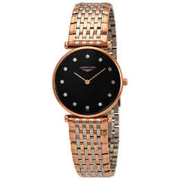 Longines La Grande Classique Black Diamond Dial Ladies Watch L45121577 l4.512.1.57.7