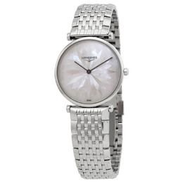 Longines La Grande Quartz White Dial Ladies Watch l4.512.4.05.6