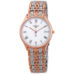 Longines Lyre White Dial Ladies Two Tone Watch Model L4.759.1.11.7