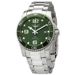 Longines HydroConquest Automatic Green Dial Mens Watch l3.785.4.06.6