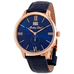 Mathey-Tissot Edmond Quartz Blue Dial Mens Watch h1886qpbu