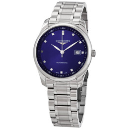 Longines Master Collection Automatic Chronometer Diamond Blue Dial Unisex Watch l27934976