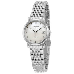 Longines Elegant Mother of Pearl Dial Ladies Watch l43094876