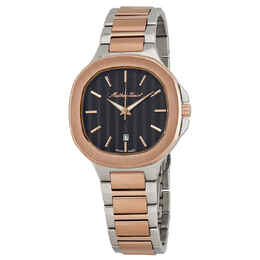 Mathey-Tissot Evasion Black Dial Two-tone Mens Watch h152rn