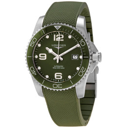 Longines HydroConquest Automatic Green Dial Mens Watch l3.781.4.06.9