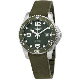 Longines Hydroconquest Automatic Green Dial Mens Watch l37824069
