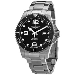 Longines Hydroconquest Automatic Black Ceramic Bezel 43 mm Mens Watch l37824566