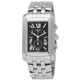 Longines Dolce Vita Quartz Black Dial Ladies Watch l5.680.4.79.6