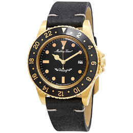 Mathey-Tissot Mathey Vintage Quartz Black Dial Mens Watch h900pln