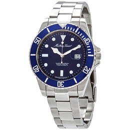 Mathey-Tissot Mathey Vintage Quartz Blue Dial Mens Watch h9010abu