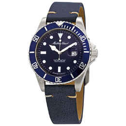 Mathey-Tissot Mathey Vintage Quartz Blue Dial Mens Watch h9010albu