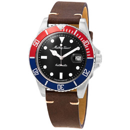 Mathey-Tissot Mathey Vintage Automatic Black Dial Pepsi Bezel Mens Watch h9010atlr