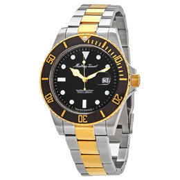 Mathey-Tissot Mathey Vintage Quartz Black Dial Mens Watch h9010bn