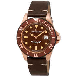 Mathey-Tissot Mathey Vintage Bronze Automatic Brown Dial Mens Watch h901bzm