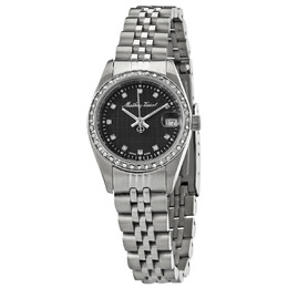 Mathey-Tissot Mathy IV Quartz Black Dial Ladies Watch d709aqn