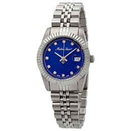 Mathey-Tissot Mathey III Quartz Crystal Blue Dial Ladies Watch d810abu