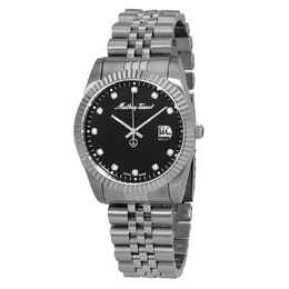 Mathey-Tissot Mathy II Quartz Black Dial Mens Watch h710an