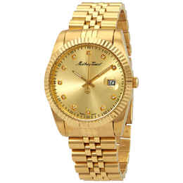 Mathey-Tissot Mathey II Quartz Crystal Gold Dial Mens Watch h710pdi