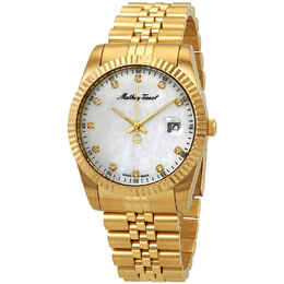 Mathey-Tissot Mathey II Quartz Crystal Mother of Pearl Dial Mens Watch h710pi