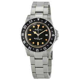 Mathey-Tissot Mathey Vintage Quartz Black Dial Mens Watch h900an