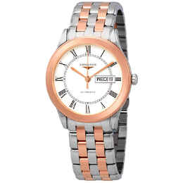 Longines Flagship Automatic White Dial Mens Watch l4.899.3.91.7