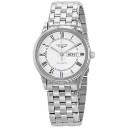 Longines Flagship Automatic White Matt Dial Mens Watch l4.899.4.21.6