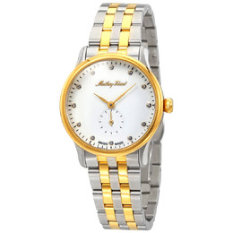 Mathey-Tissot Edmond Metal Crystal White Dial Ladies Watch d1886mbi