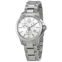 Longines Conquest Chronograph Silver Dial Unisex Watch l33794766