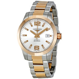 Longines Sport Collection Hydroconquest Mother of Pearl Dial Mens Watch 36765767 l3.676.5.76.7