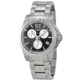 Longines Conquest Chronograph L3.700.4.79.6 Grey Dial Mens Watch