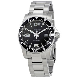 Longines HydroConquest Black Dial Mens 41mm Watch l37404566