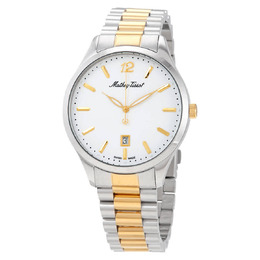 Mathey-Tissot Urban Quartz Silver Dial Two-tone Mens Watch h411mbi