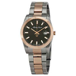 Mathey-Tissot Mathey I Quartz Black Dial Mens Watch h450rn