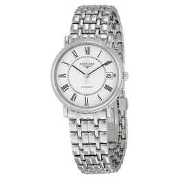 Longines Presence Mens Automatic White Dial Watch l4.821.4.11.6