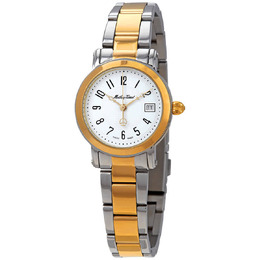 Mathey-Tissot City Silver Dial Two-tone Ladies Watch d31186mbg
