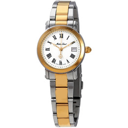 Mathey-Tissot City Silver Dial Two-tone Ladies Watch d31186mbr