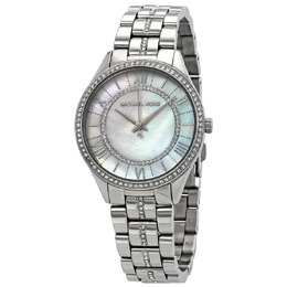 Michael Kors Lauryn Crystal Mother of Pearl Dial Ladies Watch mk3900